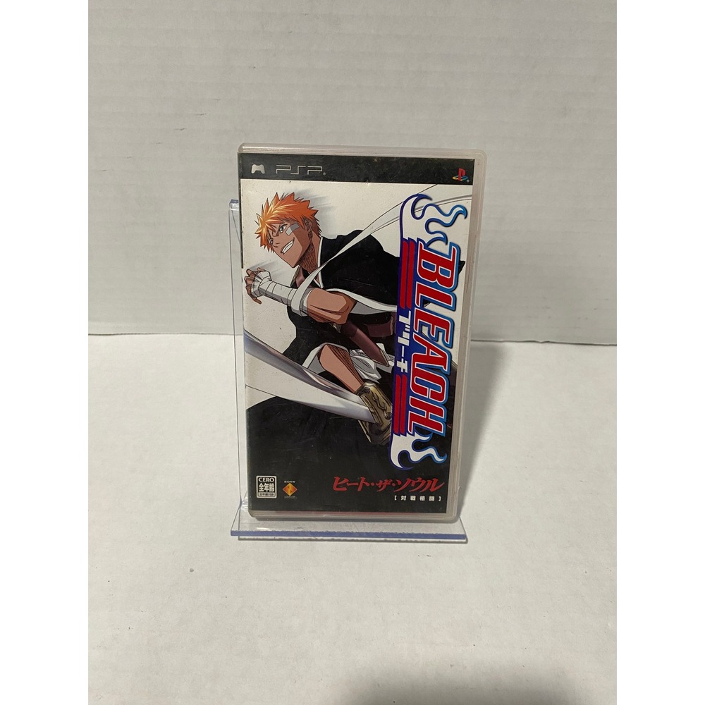 Sony Bleach Heat the Soul PSP Video Game Fighting NTSC-J Good